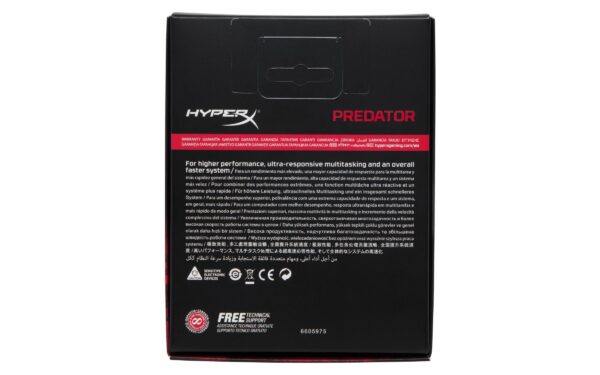 Zestaw pamięci Kingston HyperX Predator HX436C17PB3K2/32 (DDR4 DIMM; 2 x 16 GB; 3600 MHz; CL17)