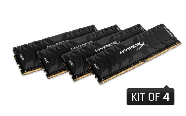 Zestaw pamięci Kingston HyperX Predator HX432C16PB3K4/64 (DDR4 DIMM; 4 x 16 GB; 3200 MHz; CL16)