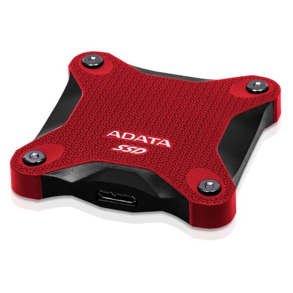 ADATA EXTERNAL SSD SD600Q 480GB USB 3.1 BLACK RED