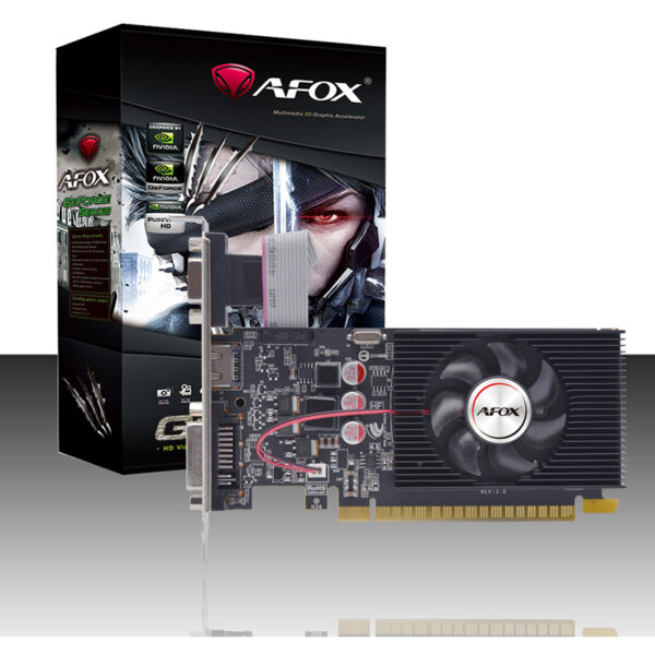 AFOX GEFORCE GT420 4GB DDR3 DVI HDMI VGA LP FAN AF420-4096D3L2