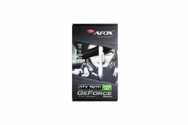 AFOX GEFORCE GTX750TI 2GB GDDR5 128BIT ATX DUAL FAN AF750TI-2048D5H5-V9