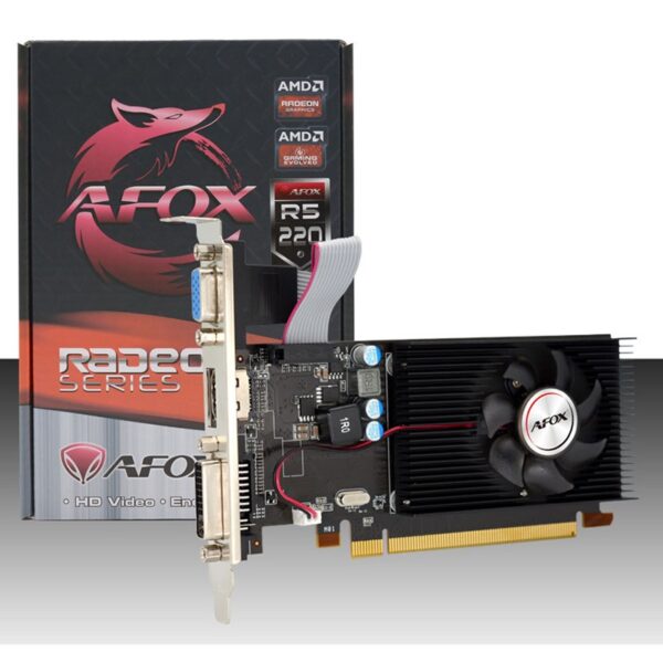 AFOX RADEON HD 5450 1GB DDR3 DVI HDMI VGA LP L5 AF5450-1024D3L5