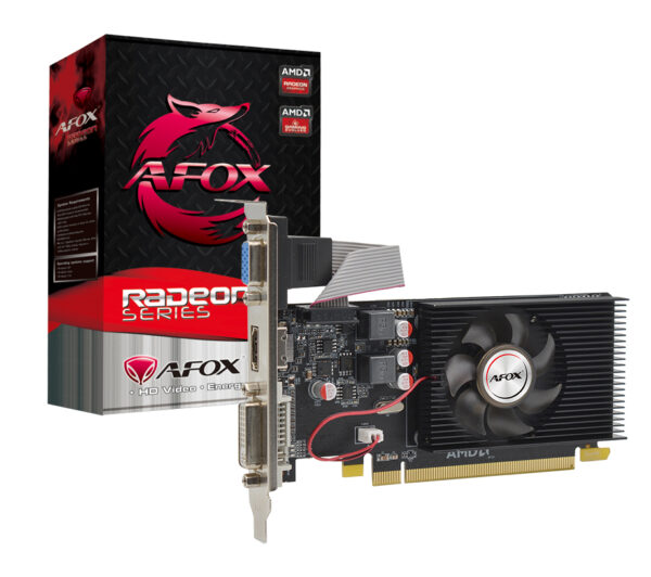 AFOX RADEON R5 220 2GB DDR3 DVI HDMI VGA LP FAN L4 AFR5220-2048D3L4