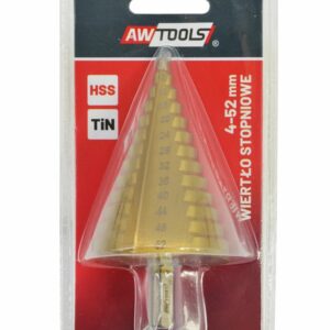 AW WIERTŁO STOPNIOWE HSS-TIN / 4-52mm