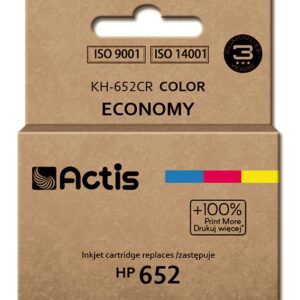 Actis KH-652CR Tusz (zamiennik HP 652 F6V24AE; Standard; 15 ml; kolor)