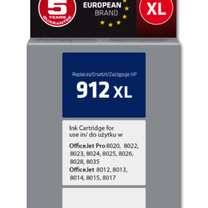 Activejet AH-912CRX Tusz (zamiennik HP 912XL 3YL81AE; Premium; 990 stron; niebieski)