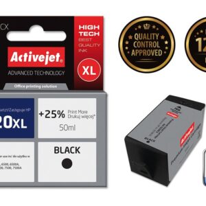 Activejet AH-920BCX Tusz (zamiennik HP 920XL CD975AE; Premium; 50 ml; czarny)