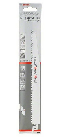 Bosch 2 608 657 610 wyrzynarka, piła wyrzynarkowa oraz ostrze do piły tarczowej Brzeszczot do piły Bimetaliczny 1 szt.