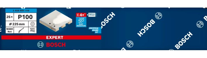 Bosch 2 608 900 708 akcesorium do szlifierek 25 szt. Siatka szlifierska