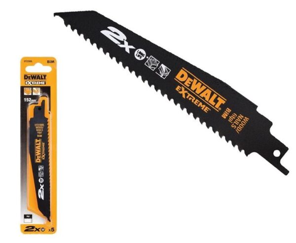 DeWALT DT2300L-QZ wyrzynarka, piła wyrzynarkowa oraz ostrze do piły tarczowej Brzeszczot do piły poprzecznej 5 szt.