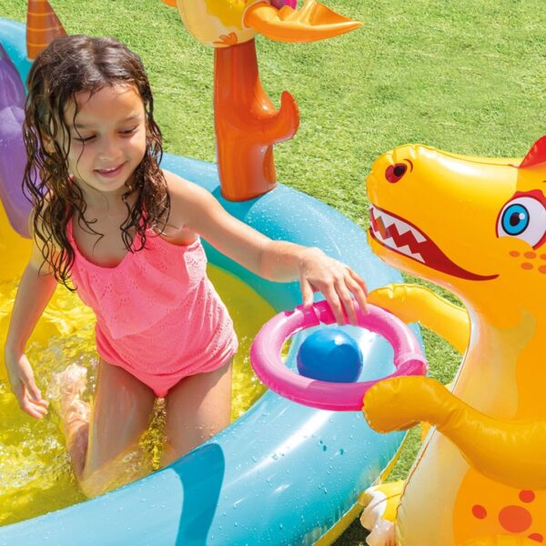 Dmuchany plac zabaw Dinoland w pudełku 333x229x112cm INTEX