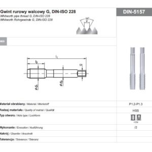 FANAR GWINTOWNIK 1/8" NGRA/2