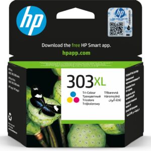 HP Oryginalny trójkolorowy tusz 303XL o wysokiej wydajności