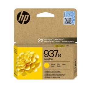 HP Oryginalny żółty tusz 937e EvoMore