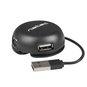 Hub USB Natec 4x USB 2.0 Bumblebee czarny