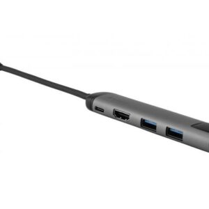 Hub USB Verbatim Multi Port 2x USB 3.0, USB-C 3.1, HDMI 4K, RJ45