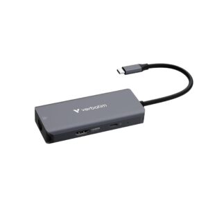 Hub USB Verbatim Multi Port Essentials USB-C PD, 3xUSB-A 3.0, HDMI, RJ-45
