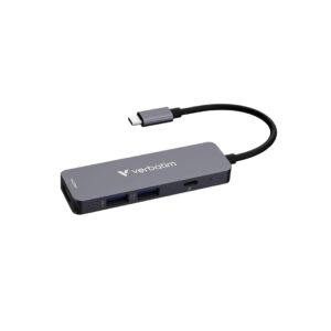 Hub USB Verbatim Multi Port Essentials USB-C PD, USB-A 3.0, USB-A 2.0, HDMI