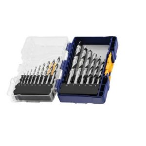 IRWIN ZESTAW 15szt. HSS PRO 1.5mm, 2mm, 2.5mm, 3mm, 3.5mm, 4mm, 4.5mm, 5mm, 5.5mm, 6mm, 6.5mm, 7mm, 8mm, 9mm, 10mm