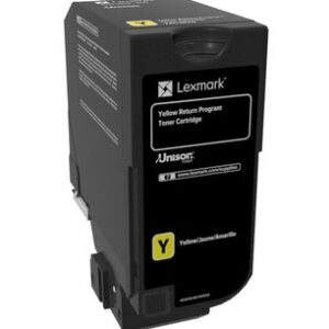 Lexmark 74C20Y0 kaseta z tonerem 1 szt. Oryginalny Żółty