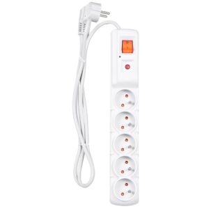 Listwa przeciwprzepięciowa Acar F5 1,5m szara