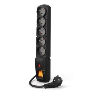 Listwa przeciwprzepięciowa Acar F5 3,0m czarna