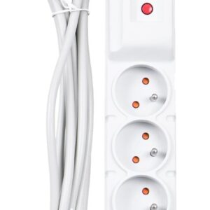 Listwa przeciwprzepięciowa Acar F5 3,0m szara