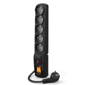 Listwa przeciwprzepięciowa Acar F5 5,0m czarna