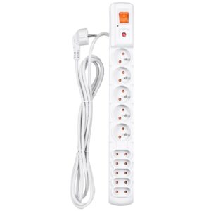 Listwa przeciwprzepięciowa Acar S10 szara automat 3 m