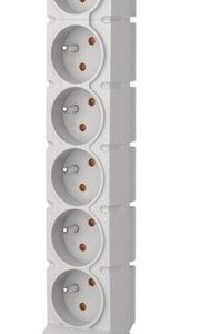 Listwa przeciwprzepięciowa Acar S8 1,5m szara automat