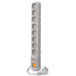 Listwa przeciwprzepięciowa Acar S8 3m szara automat