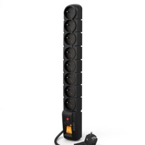 Listwa przeciwprzepięciowa Acar S8 PRO (1,5m ; czarny)