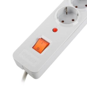 Listwa przeciwprzepięciowa Acar X8 Schuko 5,0m szara