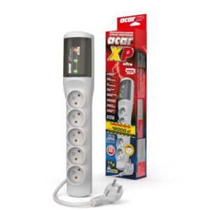 Listwa przeciwprzepięciowa Acar XP ULTRA 3,0m szara