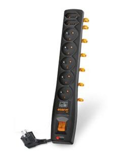 Listwa zasilająca Acar P7 NET 1,5m 7 gniazd czarna