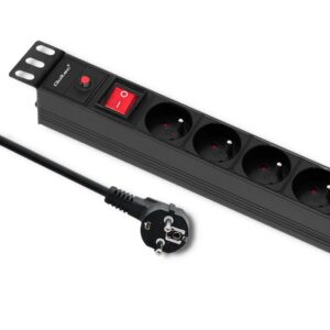 Listwa zasilająca Qoltec do RACK 19" 1U 16A PDU CB 8xSCHUKO 2m