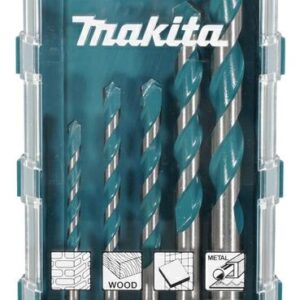 MAKITA ZESTAW WIERTEŁ UNIWERSALNYCH 1/4" HEX /5szt.