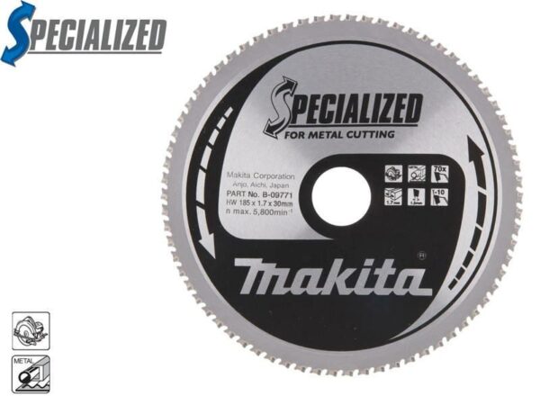 Makita piła tarczowa 185x30x70z Specjalized Metal