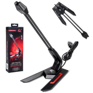 Mikrofon gamingowy NanoRS RS710 USB LED YouTube streaming 1.5m czułość 21dB+3dB