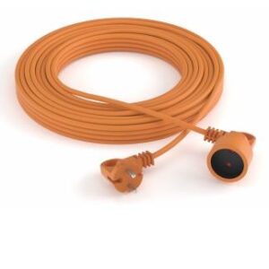 Przedłużacz ogrodowy Acar PS-2P 2X1 10m pomarańczowy