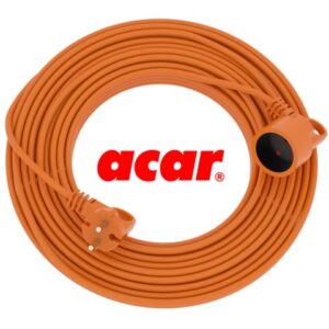Przedłużacz ogrodowy Acar PS-2P 2X1 30m pomarańczowy