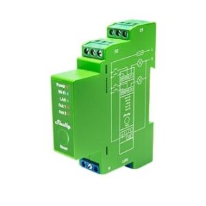 Shelly Pro Dimmer 2PM Wbudowany Ściemniacz światła Niebieski, Zielony, Szary