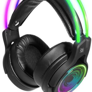 Słuchawki z mikrofonem Defender COSMO PRO 7.1 VIRTUAL SOUND podświetlane Gaming USB RGB + GRA