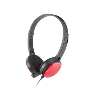 Słuchawki z mikrofonem Ugo USL-1222 czerwone