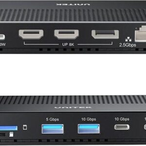 Stacja dokująca Verbatim USB-C Pro CDS-17 3xHDMI 2xDP RJ-45 5xUSB 2xUSB-C SD microSD DC audio