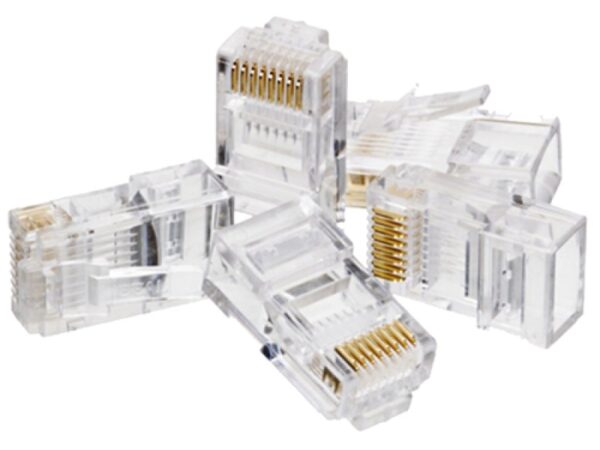 Wtyk RJ45 kat.6 UTP Alantec przezroczysty 100szt.