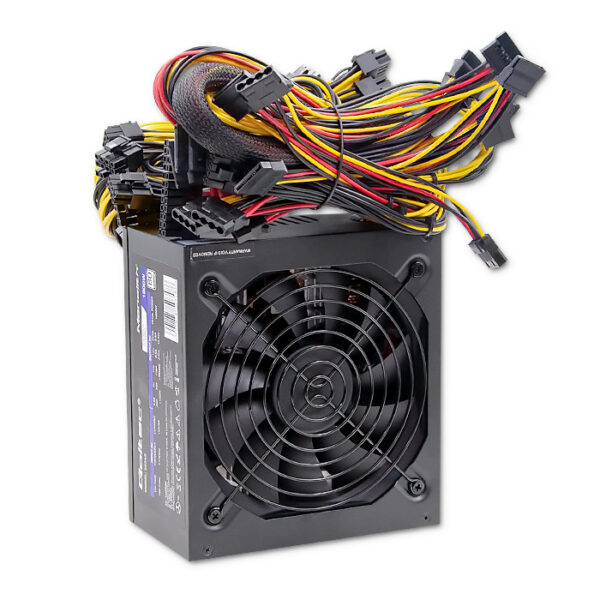 Zasilacz ATX Qoltec 1600W | 80 Plus Platinum| Gaming Miner