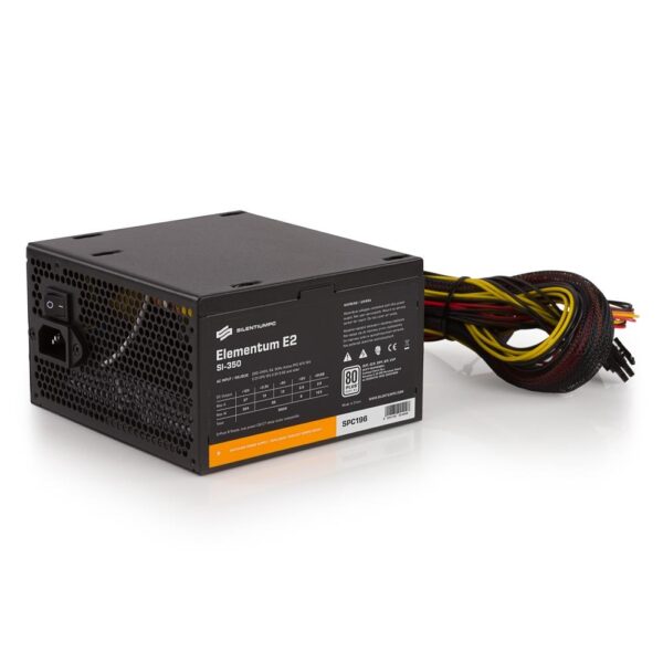 Zasilacz SilentiumPC Elementum E2 SI 350W 80Plus EU ATX 120mm 80+ bulk