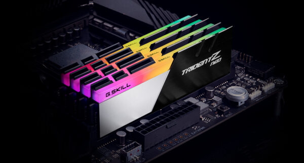 Zestaw pamięci G.SKILL TridentZ Neo AMD RGB F4-3200C16D-32GTZN (DDR4 DIMM; 2 x 16 GB; 3200 MHz; CL16)