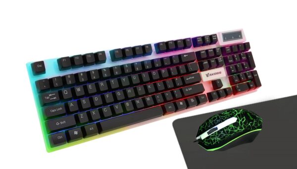 Zestaw przewodowy Vakoss KS-2454 klawiatura + myszka + podkładka Gaming